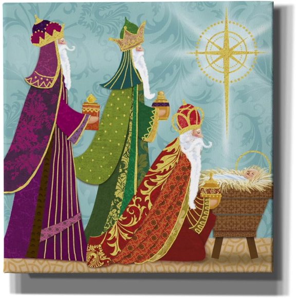 Art Mural sur Toile Graffiti Epic 'Kings At The Crib' par Elle Media Group Ltd, 18 Pouces x 18 Pouces