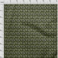thumbnail image 3 of oneOone Tissu Lycra Polyester Ogee & Paisley Ikat Tissu Imprimé 1 Yard 56 Inch Wide, 3 of 4