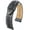 Grey, variant on Hirsch Knight Alligator-Design Genuine Leather Watch Strap - Golden Brown - L - 28mm