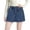 Blue, variant on Ruyang Teen Girls A Line Denim Skirts Summer Elastic Waist Half Body Western Style Jean Skirts Fashion Casual Versatile Skirts Y2K Streetwear