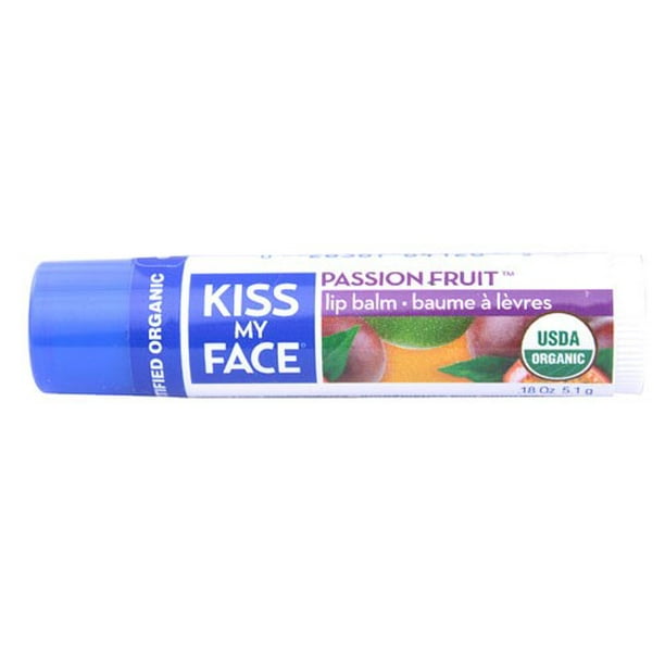 Kiss My Face Organic Lip Balm, Passion Fruit