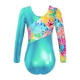 thumbnail image 2 of Ocealan Gymnastics Leotard for Girls Biketards Sparkly Unitard Quick Dry One-Piece Bodysuits Outfit Colorful Tie Dye 8, 2 of 6