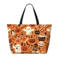 thumbnail image 2 of Disketp Halloween 2 Large Capacity Beach Bag, Waterproof Sandproof Beach Swim Pool Bag Tote Bag for Women, 2 of 7