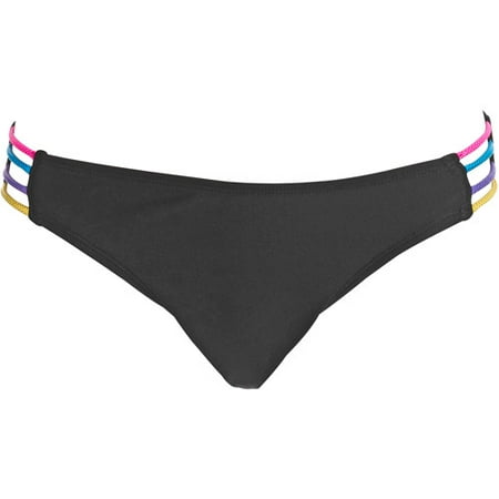 Op - Juniors Rainbow Strap Bikini Bottom - Walmart.com
