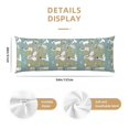 thumbnail image 3 of Rateoe Long Body Pillow Cover, 20x54 Inches Body Pillow Cases, Soft Brushed Microfiber Zipper Design, Cute Farm Birds -Pillows Not Included, 3 of 7