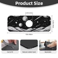 thumbnail image 2 of Logiee Cosmic Landscape Celestial Art Print Kitchen Sink Splash Guard Faucet Mat for Splash Guard Behind Faucet Drip Catcher for Kitchen,Bathroom,Sink Mat,Dish Drying Mat,Bathroom-15" X 5.5", 2 of 7