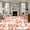 Orange, variant on Round Rugs 4Ft, Blue Fruit Round Area Rug Washable Indoor Throw Carpet, Vintage Plant Nature Botanical Flower Floral Soft Non Slip Circle Rug for Kitchen Nursery Room Home Decor Aesthetic