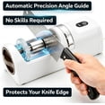 thumbnail image 3 of 3-Stage Electric Knife Sharpener, Beige Automatic Kitchen Sharpener with Double-Sided Sharpening Stone, Professional Sharpening Tool for All Kitchen Knives and Scissors (k), 3 of 6