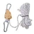 thumbnail image 4 of Mosiee 4M Adjustable Lanyard Hanging For Tent Rope Hanger Pulley Lifting Pulley Hook Secure, Fast Locking, Non-Slip, 4 of 8