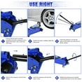 thumbnail image 6 of Mohsoe 3 Ton Car Floor Jack 6600lbs Lifting Capacity, 5"-15.2" Height Range Hydraulic Design, 4 Steel Wheels for Sedans Trucks SUVs Auto Repair, 6 of 9