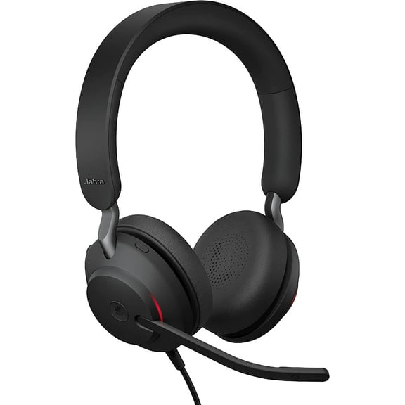 Jabra Evolve2 40 USB-C MS Teams Stereo Headset 24089-999-899 - Black