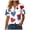 Navy, variant on UngA Women's 250 Years V-Neck T-Shirts USA 250Th Anniversary Graphic Tee Patriotic Tshirts for Women (Navy,M)