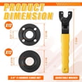 thumbnail image 2 of Kit de llaves angulares para amoladora angular Hicarer, 25 unidades, para Dewalt/Makita, 2 of 6