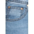 thumbnail image 4 of Fashion2Love Women's Plus / Juniors Size High Rise A Line Long Jeans Maxi Flared Denim Skirt, 4 of 8