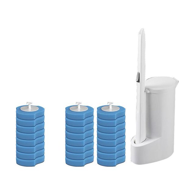Kits de escobillas desechables para inodoro con cabeza de repuesto Limpieza de inodoro para el hogar (A)