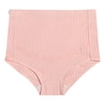 thumbnail image 3 of High Waist Maternity Underwear with Bump Support Soft Breathable Ribbed Stretch Adjustable Lace Trim Comfortable Seamless Postpartum Belly Band for Pregnancy, 3 of 7