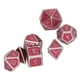 thumbnail image 4 of 7 Uds dados poliédricos patrón exquisito grabado gran número claro accesorios de juego juego de dados de Metal para juego de rol, 4 of 9
