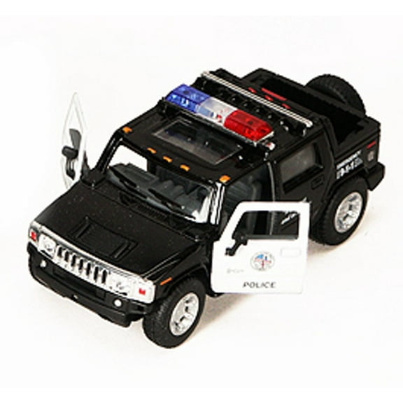 2005 Hummer H2 SUT Police Pickup Truck - Kinsmart 5097DP - 1/40 scale Diecast Model Toy Car (Brand New, but NOT IN BOX)