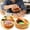 Orange, variant on fsxdhpcsgfc Hamburger Patty Maker With Round For Thick Beef Burgers Pound Cake Pan Deep Baking Pan Baking Racks for Cooking 9x13 6x3 Cake Pan round Set 3d Chocolate Corn Bread Pans round Chocolate