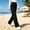 Black, variant on Sevevn Women's Drawstring High Waist Wide Leg Casual Lounge Pants with Side Pockets