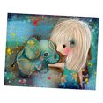 thumbnail image 3 of 5D DIY diamante pintura gato tigre perro elefante Kit de punto de cruz para niños Sunnimix Kits de pintura de diamante 5D, 3 of 8