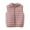 Pink-jacket women vests, variant on Dazajoo Women's Cropped Jacket Coat Sleeveless Puffer Vest with Hood Casual Warm Hooded Zipper Jackets,Pink,XXXL