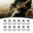 thumbnail image 1 of Electric Guitar Bushing, Effective Vibration Metal Guitar Ferrules Replacement Parts 12PCS  for Musical Instruments Silver,Black,Gold, 1 of 7
