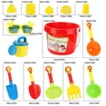 thumbnail image 2 of YWIYIUD 14PCS Practical Summer Beach Toys Includes Shovel Sand Bucket and Cute Model Portable and Durable Beach Toys for Adults and Teens Beach Outdoor Activities, 2 of 4