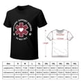 thumbnail image 2 of Emotional Support Husband Quirky Men's Cotton Short Sleeve HD Print Tee for Casual T-Shirt Crew Neck Top Black L, 2 of 7