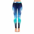 thumbnail image 1 of SUNENAT Milky Way in Starry Night Forest Women's Capri Leggings Stretchy Skinny Yoga Pants 3XL, 1 of 4