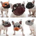 thumbnail image 3 of Bozal para perro, malla transpirable para perros de hocico corto, evita morder y ladrar Tomshoo Hocico de malla, 3 of 7