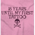 thumbnail image 2 of Eighteen Years First Tattoo Rebel Romper Boys or Girls Infant Baby Brisco Brands NB, 2 of 7