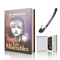 thumbnail image 2 of EIOUMAX Booksafe Diversion Secret Real Book Hidden Safe with Key Lock Real Paper Book Locking-Les Miserables, 2 of 4