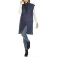 thumbnail image 4 of White Mark Long Hooded Puffer Vest (Women's & Women's Plus), 4 of 5
