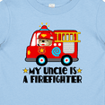 thumbnail image 4 of Inktastic Fireman Uncle is a Firefighter Boys or Girls Baby T-Shirt, 4 of 5