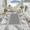 thumbnail image 3 of Outdoor Rug ;x; Reversible Boho Plastic Straw Patio Deck Camping Rugs Indoor Outdoor Portable RV Mat Carpet for Outside Porch Balcony Backyard Beach Pool, 3 of 9