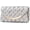 Silver, variant on Kukuzhu Women Evening Bags Woven Chic Wedding Party Evening Clutch Purse Handbag