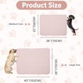 thumbnail image 5 of Dog Cooling Mat Dog Cooling Pad Self Cooling Blanket, Washable Cooling Mat for Dogs, Pet Cooling Mat Keeps Pets Cool in Summer Heat, Resuable Cooling Mat 28x22inch/70x55cm, 5 of 5