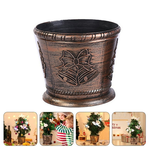 Tineasur Festive Decoration Christmas Tree Stand Plastic Coffee 1Pcs