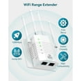 thumbnail image 2 of WiFi Extender, Covers Up to 12880 Sq.ft and 105 Devices, 1200Mbps WiFi Range Extender, WiFi Extenders Signal Booster for Home & Outdoor, Long Range Internet Booster, Dual Band 5GHz/2.4GHz, 2 of 7