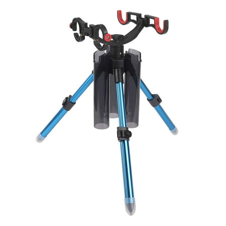 Colaxi Adjustable Fishing Rod Holder Fishing Rod Tripod Bracket Men Birthday Gift Foldable Stand Holder Pole Storage for Ship 39cm
