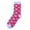 W248 Red, variant on Likimi Fuzzy Fleece Socks For Men And Women Hearts Print Winter Warm Soft Casual Socks Size One Size