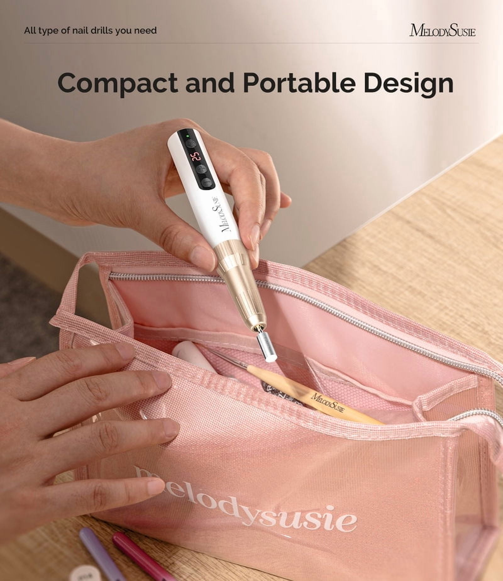MelodySusie PC180E Cordless Rechargeable Nail Drill