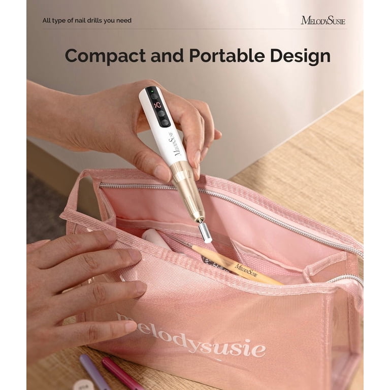 MelodySusie PC180E Cordless Rechargeable Nail Drill - Walmart.com