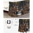 thumbnail image 3 of Forest Deer Wrap Around Bed Skirts for California King Bed 16" Drop,Bed Skirt with Adjustable Elastic Belt Dust Ruffle Bed Valance for Bedroom Hotel Luxury Farmhouse Vintage River Elk Bed Frame Cover, 3 of 7