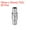 Silver, variant on Leather Cord End Clasp, 20Pcs 8mm Hole Leather Clasps for Jewelry Making, Black