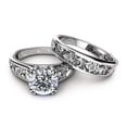 thumbnail image 2 of Filigree Engagement Ring Set, 2 of 3