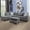 Gray, variant on 97.5" Linen Sectional Sofa Couch Sets, 3-Piece L Shaped Sofa Couch for Living Room, Grey