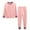 #155-Pink, variant on Cowsor Toddler & Kids Pajamas Set Cotton Seamless Snug fit Long Sleeve Loungewear Sleepwear 2pcs Pjs Set for Boys Girls