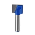 thumbnail image 1 of Unique Bargains 18mm Dia 8mm Shank Bottom Cleaning Router Bit 2 Flutes Carbide Tipped Cutter Uncoated for Woodworking, 1 of 5